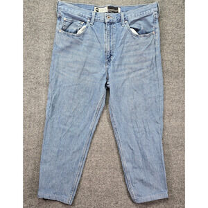 Levis Silver Tab Jeans Mens 36x30 (Actual 38x25) Light Wash Blue Denim Baggy Y2K